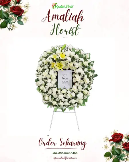 Krans Bunga Duka Hotel Santika Bsd